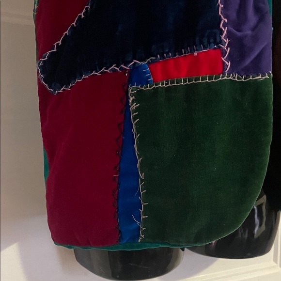 quilted handmade Patchwork Multicolor Vest - Picture 6 of 8